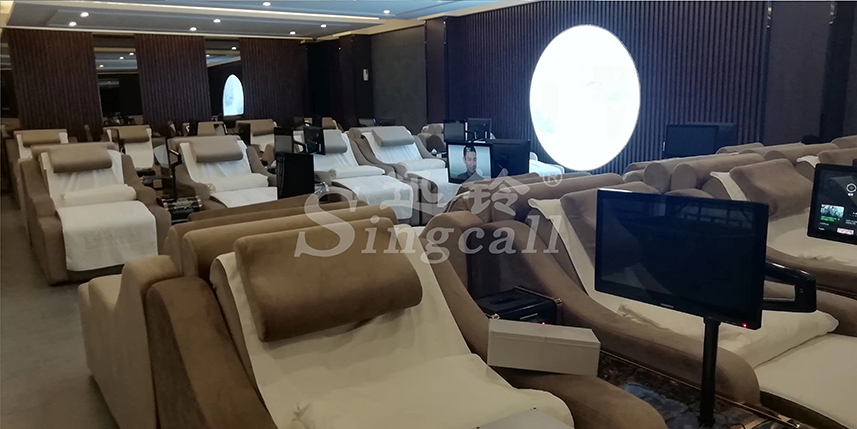 迅鈴呼叫器入駐鰲山灣湯泉館，合力打造“高檔次，高效率”服務(wù)